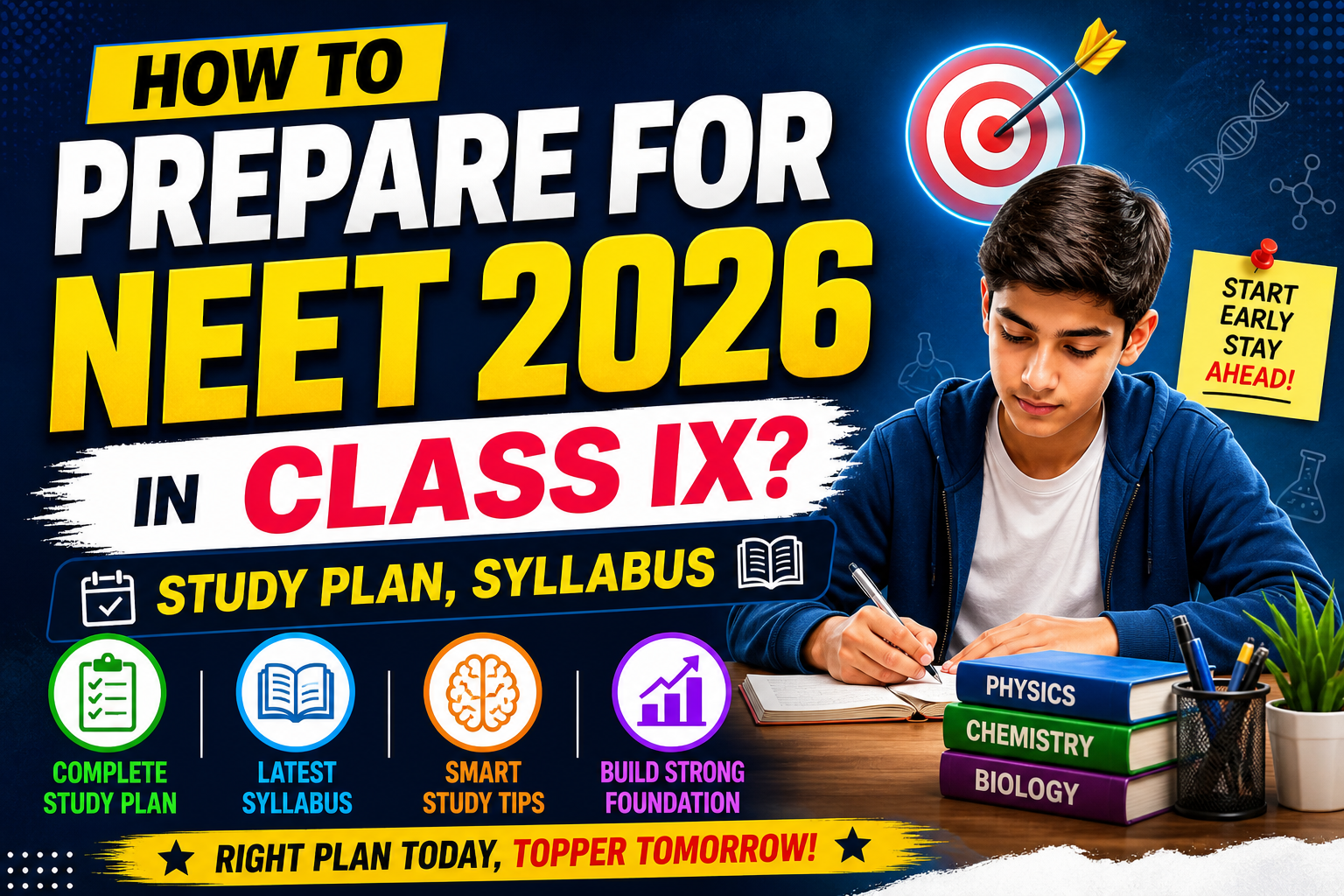 How to Prepare for NEET 2026 in Class IX? Study Plan, Syllabus